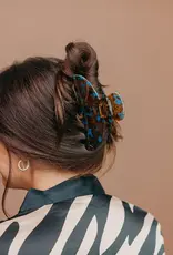 J.HOFFMAN'S House of Her Oversized Tortoise Teal Claw