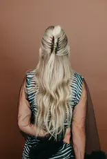 J.HOFFMAN'S House of Her Tortoise Teal Midi Claw