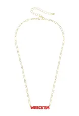 J.HOFFMAN'S Double T Puffy Wreck Em Necklace