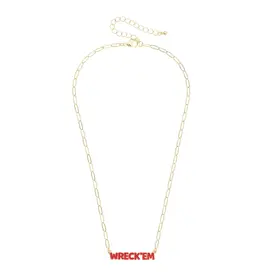 J.HOFFMAN'S Double T Puffy Wreck Em Necklace