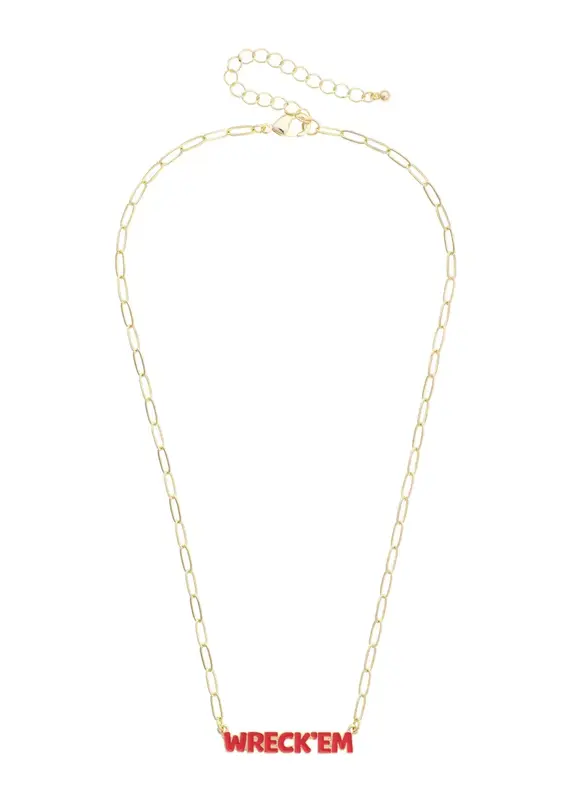 J.HOFFMAN'S Double T Puffy Wreck Em Necklace