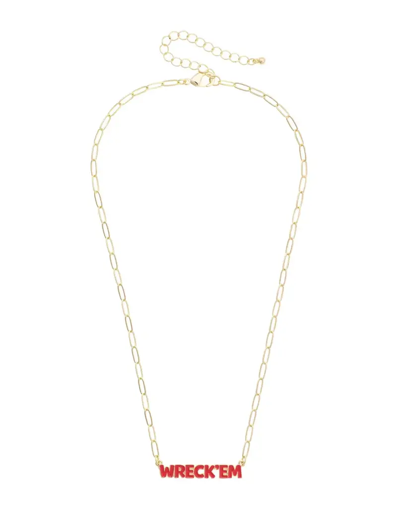 J.HOFFMAN'S Double T Puffy Wreck Em Necklace