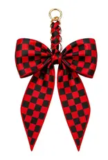 J.HOFFMAN'S Checkered Bow Bag Charm