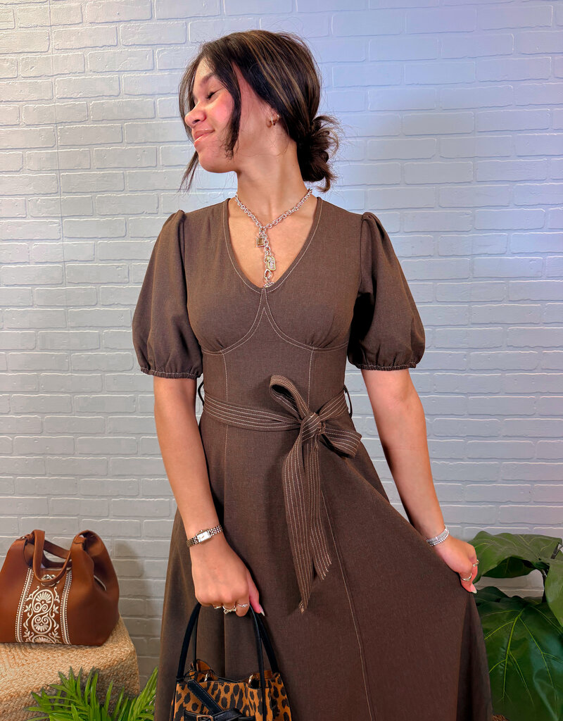 J.HOFFMAN'S Paddock Dress in Brown