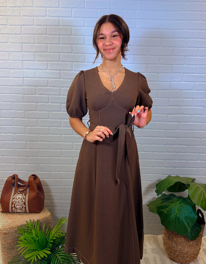 J.HOFFMAN'S Paddock Dress in Brown