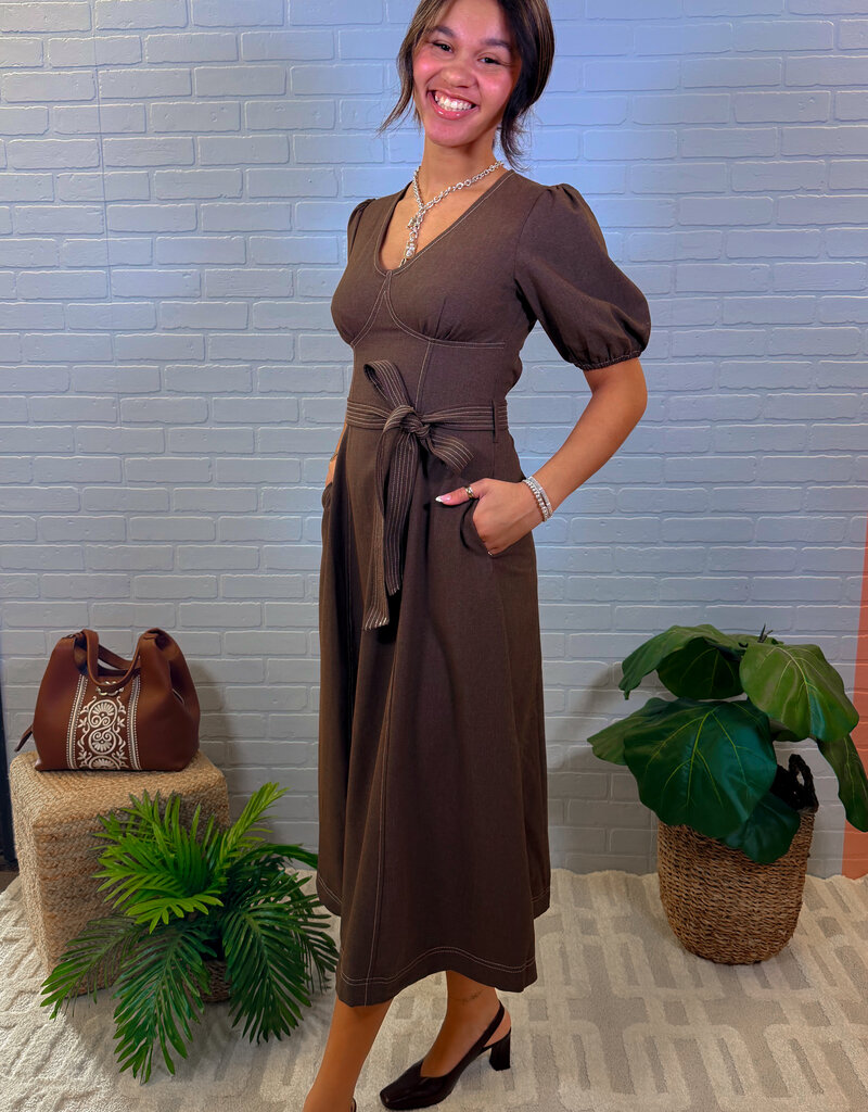 J.HOFFMAN'S Paddock Dress in Brown