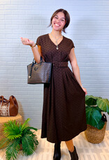 J.HOFFMAN'S Harrington Dress in Brown