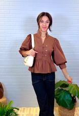 J.HOFFMAN'S Melly Top in Brown