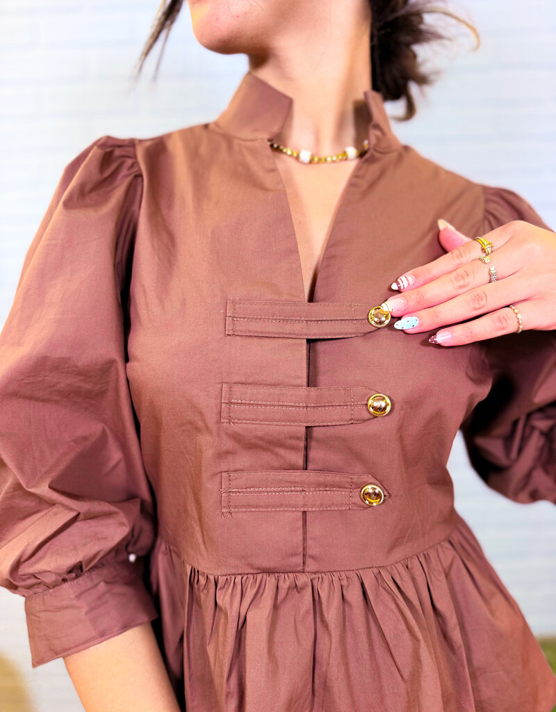 J.HOFFMAN'S Melly Top in Brown