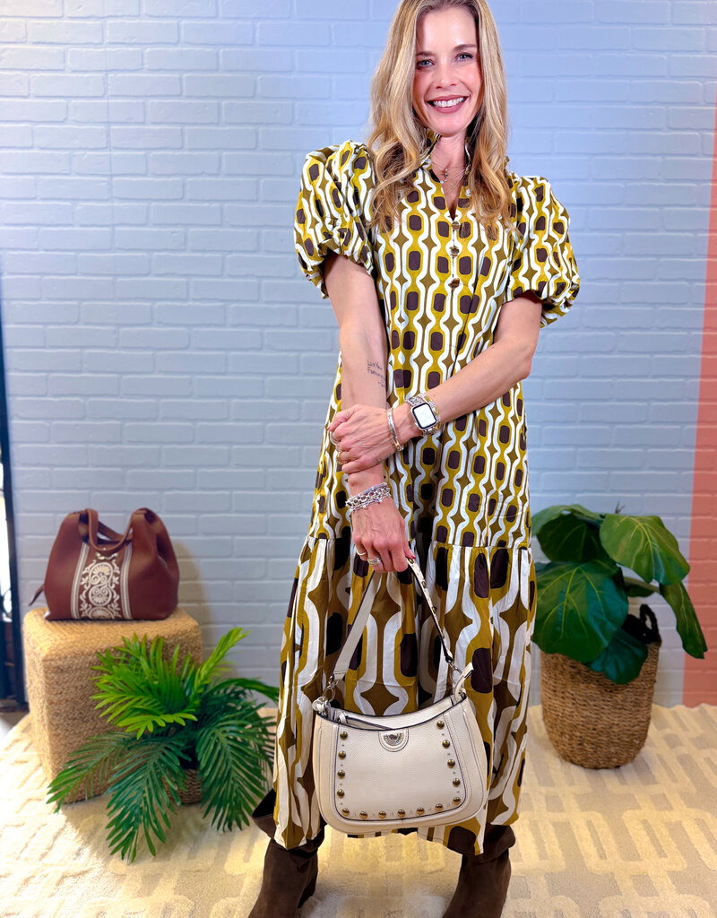J.HOFFMAN'S Shaken Dress in Olive