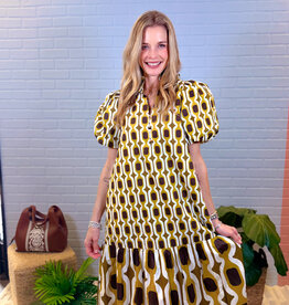J.HOFFMAN'S Shaken Dress in Olive