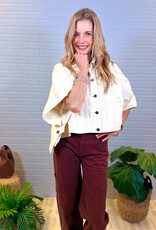 J.HOFFMAN'S Tasha Jacket in Ecru