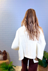 J.HOFFMAN'S Tasha Jacket in Ecru