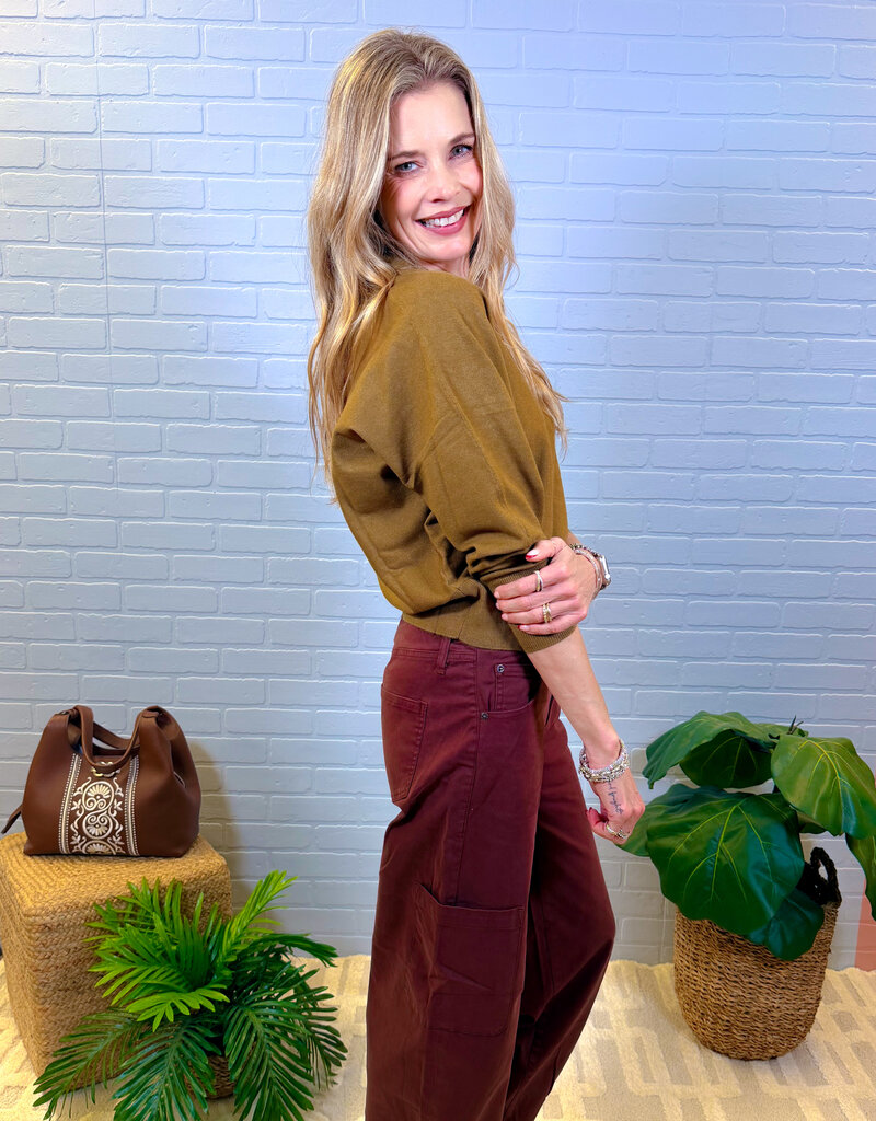 J.HOFFMAN'S Saxon Top in Olive