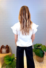 J.HOFFMAN'S Stacie Top in White