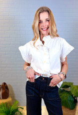 J.HOFFMAN'S Stacie Top in White