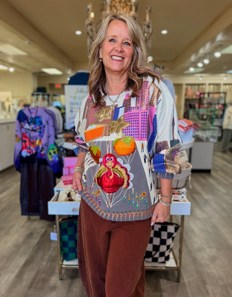 J.HOFFMAN'S Queen of Sparkles Thanksgiving Day Parade Sweatshirt