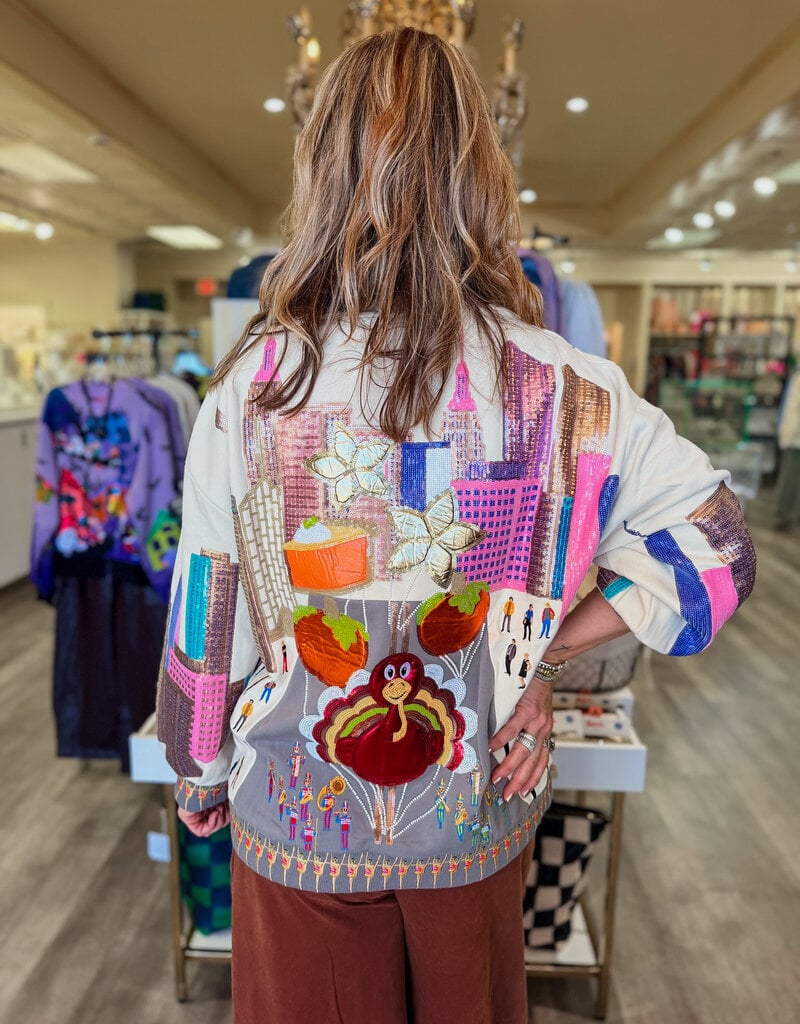 J.HOFFMAN'S Queen of Sparkles Thanksgiving Day Parade Sweatshirt
