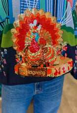 J.HOFFMAN'S Queen of Sparkles Thanksgiving Parade Sweater