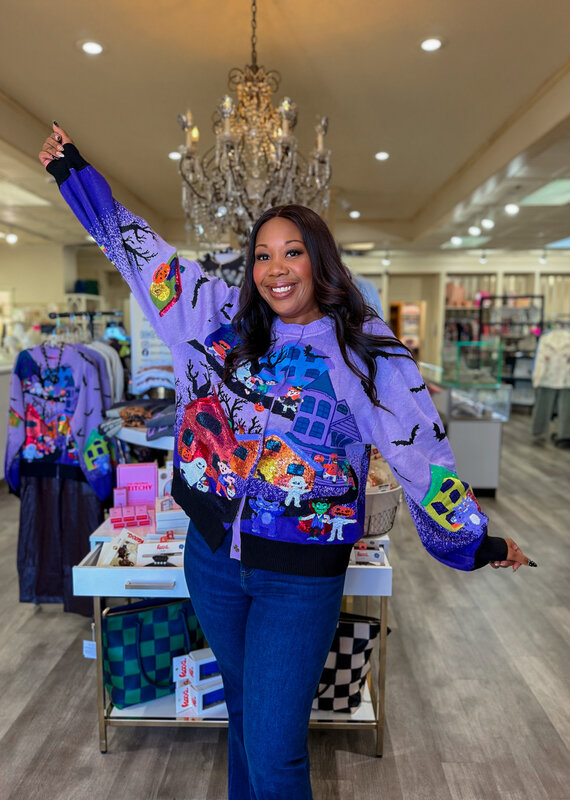 J.HOFFMAN'S Queen of Sparkles Trickster Cardigan