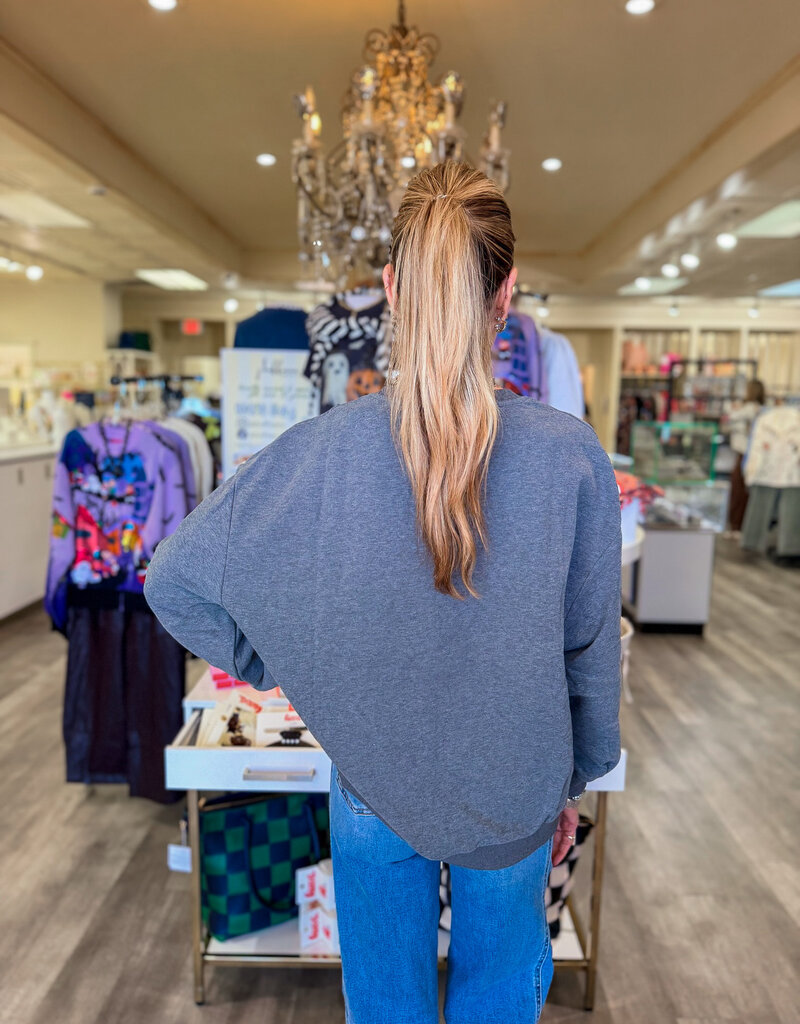 J.HOFFMAN'S Queen of Sparkles Witchy Sweatshirt