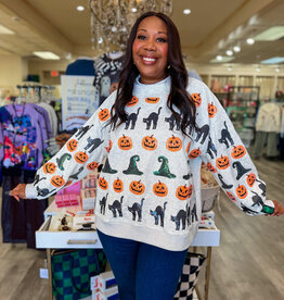 J.HOFFMAN'S Queen of Sparkles Spellbound Sweatshirt