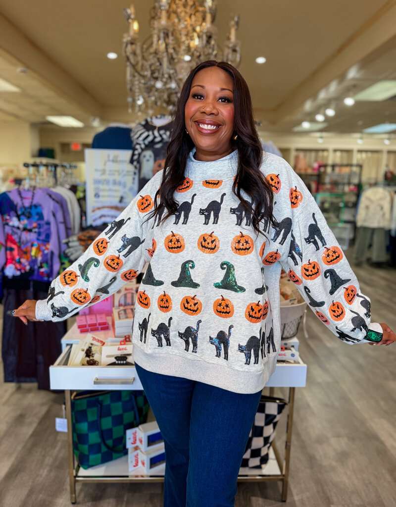 J.HOFFMAN'S Queen of Sparkles Spellbound Sweatshirt