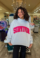 J.HOFFMAN'S Queen of Sparkles Survivor Sweatshirt