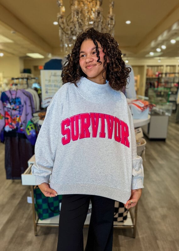 J.HOFFMAN'S Queen of Sparkles Survivor Sweatshirt