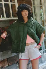 J.HOFFMAN'S FPM Happy Trails Poncho in Ivy