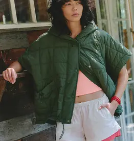 J.HOFFMAN'S FPM Happy Trails Poncho in Ivy