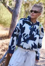 J.HOFFMAN'S FPM Printed Mountain High 1/2 Zip in Wild Horses