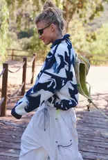 J.HOFFMAN'S FPM Printed Mountain High 1/2 Zip in Wild Horses