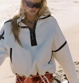 J.HOFFMAN'S FPM Mountain High 1/2 Zip in White Combo