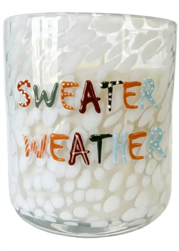J.HOFFMAN'S Sweater Weather Icon Candle 12oz
