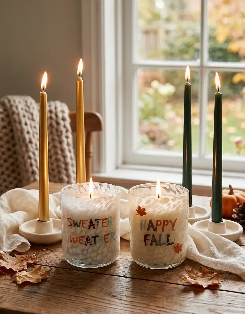 J.HOFFMAN'S Sweater Weather Icon Candle 12oz