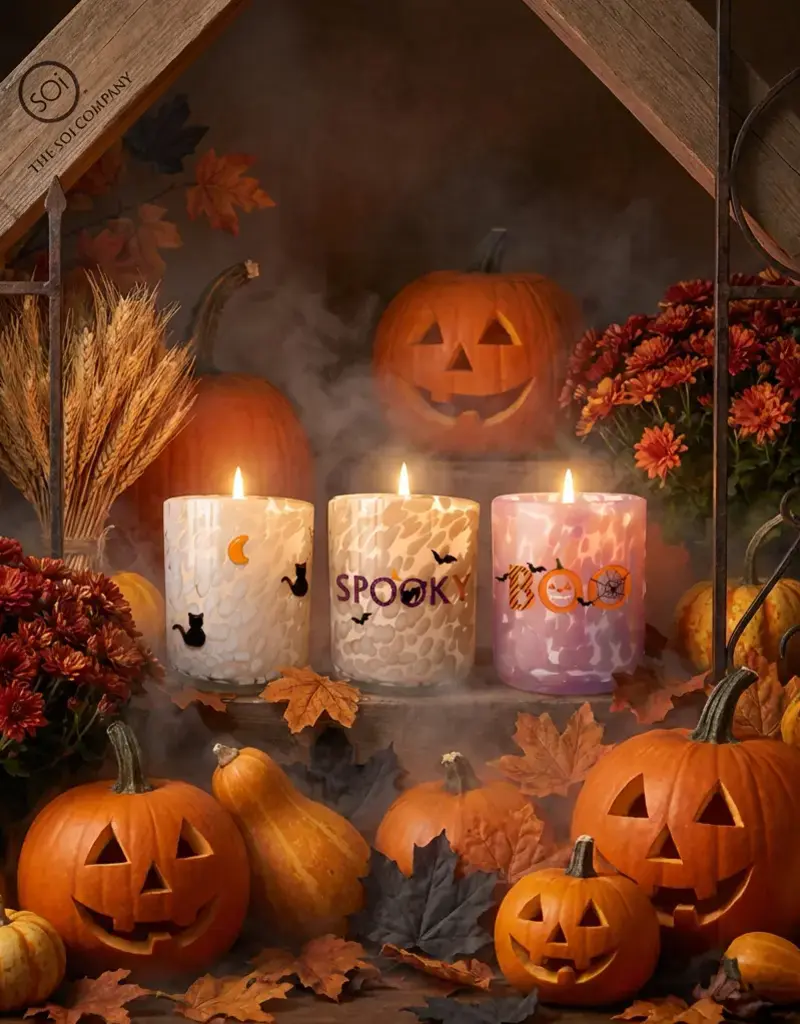 J.HOFFMAN'S Spooky Halloween Icon Candle 12oz
