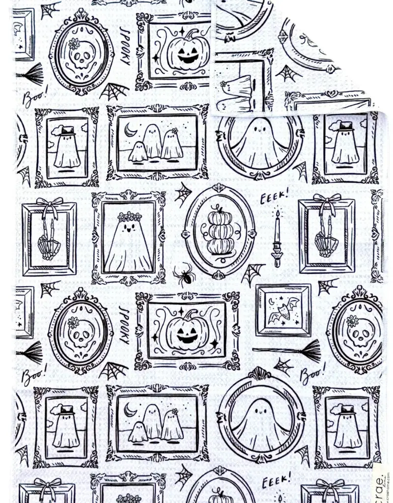 J.HOFFMAN'S Double Sided Hand Towel in Ghostly Gallery