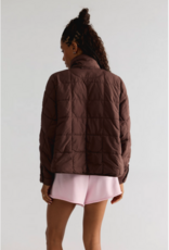 J.HOFFMAN'S FPM Pippa Packable Puffer Jacket in Cocoa