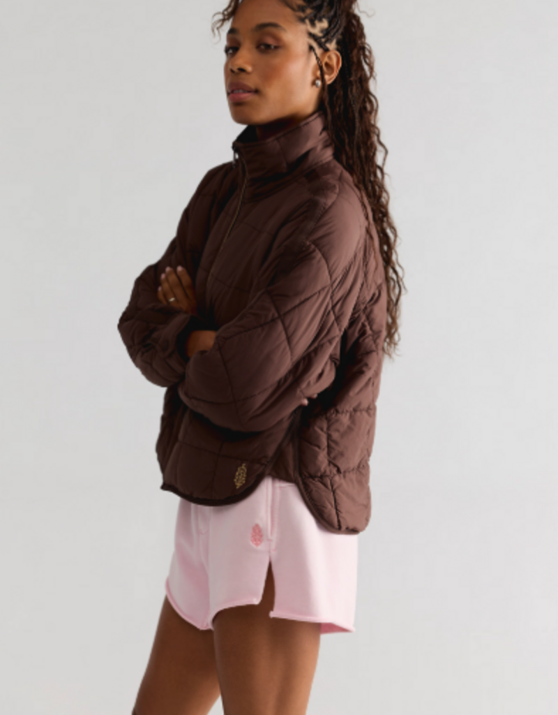 J.HOFFMAN'S FPM Pippa Packable Puffer Jacket in Cocoa