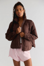 J.HOFFMAN'S FPM Pippa Packable Puffer Jacket in Cocoa