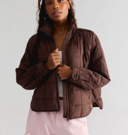 J.HOFFMAN'S FPM Pippa Packable Puffer Jacket in Cocoa