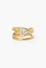 J.HOFFMAN'S Solace Tear Statement Ring