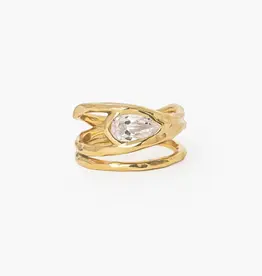 J.HOFFMAN'S Solace Tear Statement Ring