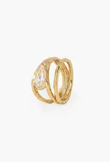 J.HOFFMAN'S Solace Tear Statement Ring