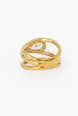 J.HOFFMAN'S Solace Tear Statement Ring
