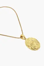 J.HOFFMAN'S Mother of Pearl Cross Pendant Necklace