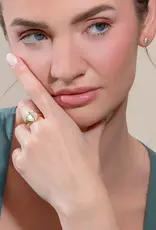 J.HOFFMAN'S Mother of Pearl Cross Ring