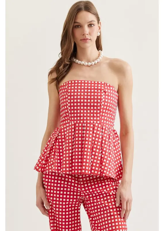 J.HOFFMAN'S Kendall Top in Red