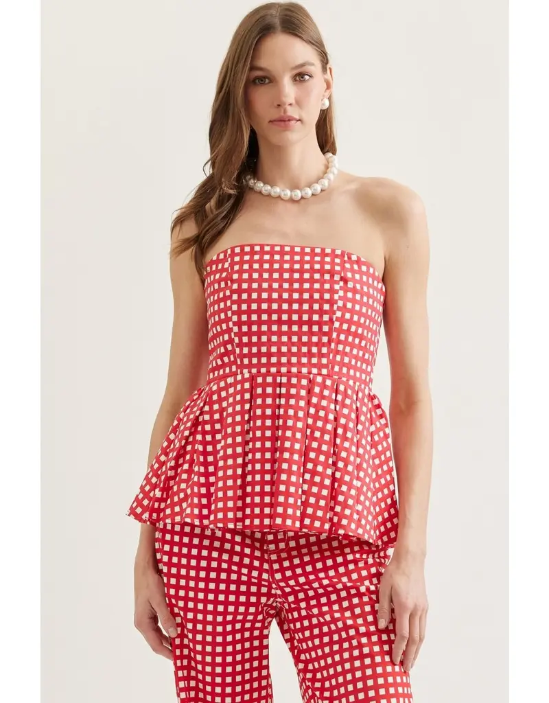 J.HOFFMAN'S Kendall Top in Red